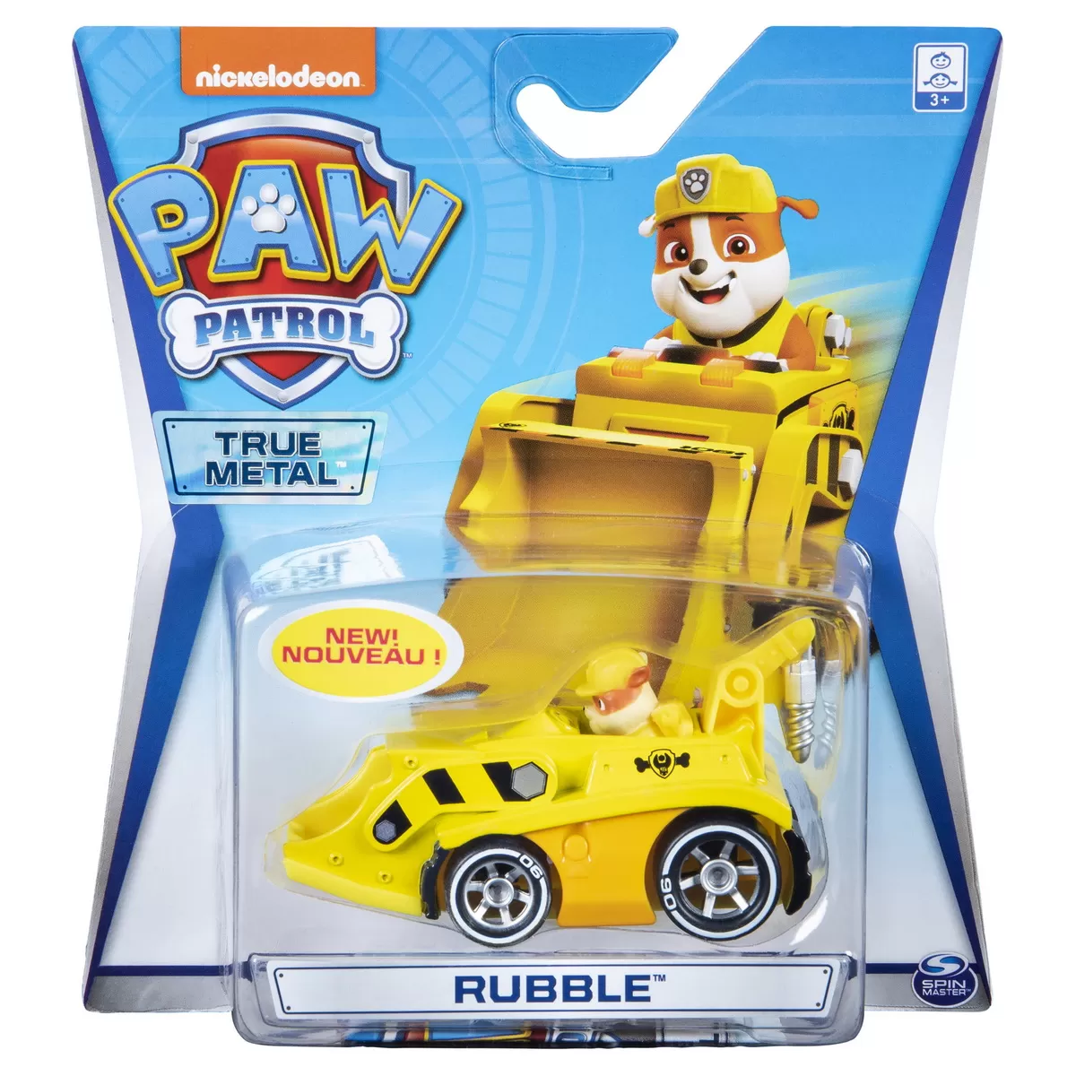  patrula catelusilor  macheta  metalica rubble cu excavator, copii varsta 3 ani pana la 9 ani [1]