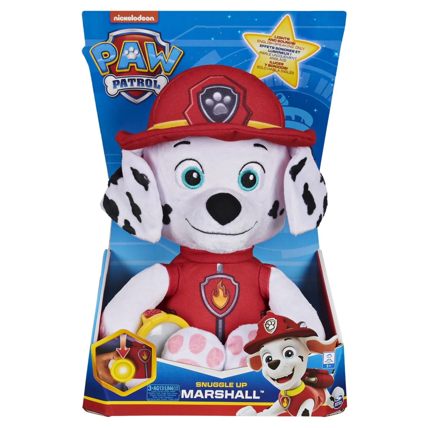 Patrula catelusilor plus snuggle up marshall cu burtica luminoasa, varsta de la 3 ani la 12 ani [1]