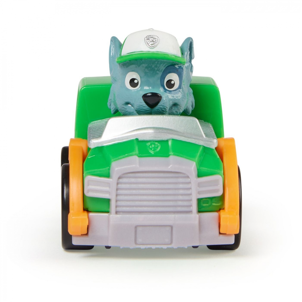 Patrula catelusilor pup squad racers vehicul cu figurina rocky, varsta de la 3 ani la 7 ani [3]