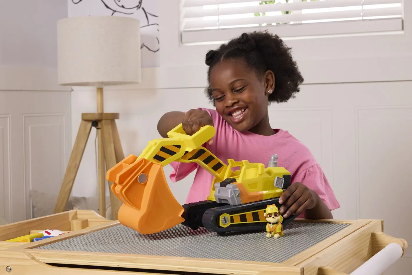 Patrula catelusilor rubble si echipa vehicul buldozer multifunctional 2 in 1, copii 3 ani-7 ani [3]