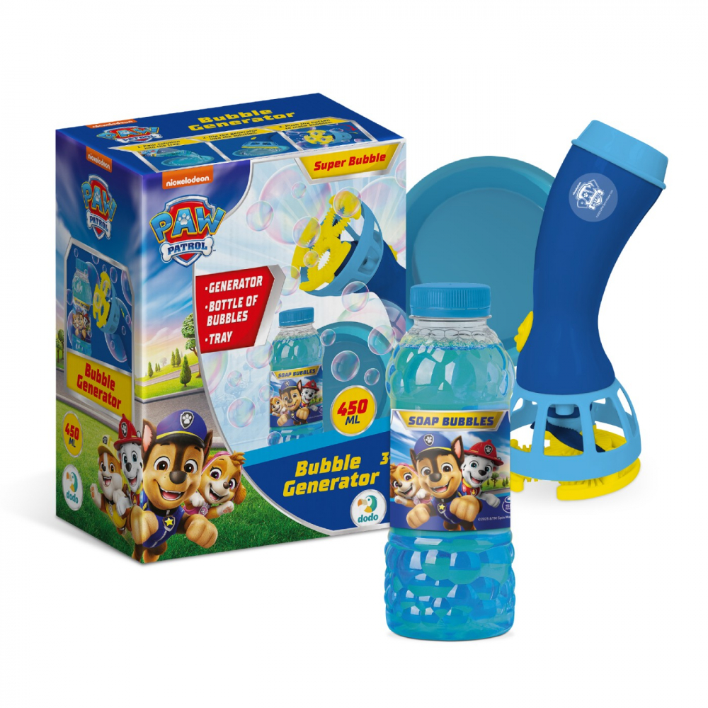 Patrula catelusilor set de baloane de sapun cu generator 450ml, varsta de la 3 ani la 12 ani [4]