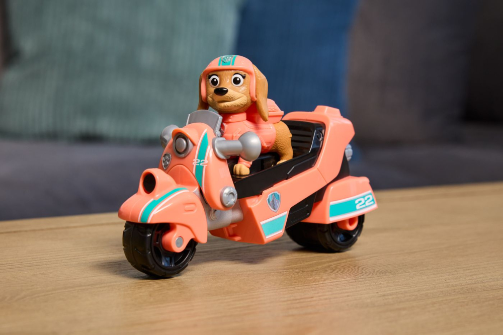 Patrula catelusilor set figurina liberty si motocicleta de salvare copii varsta 3 ani - 8 ani [8]