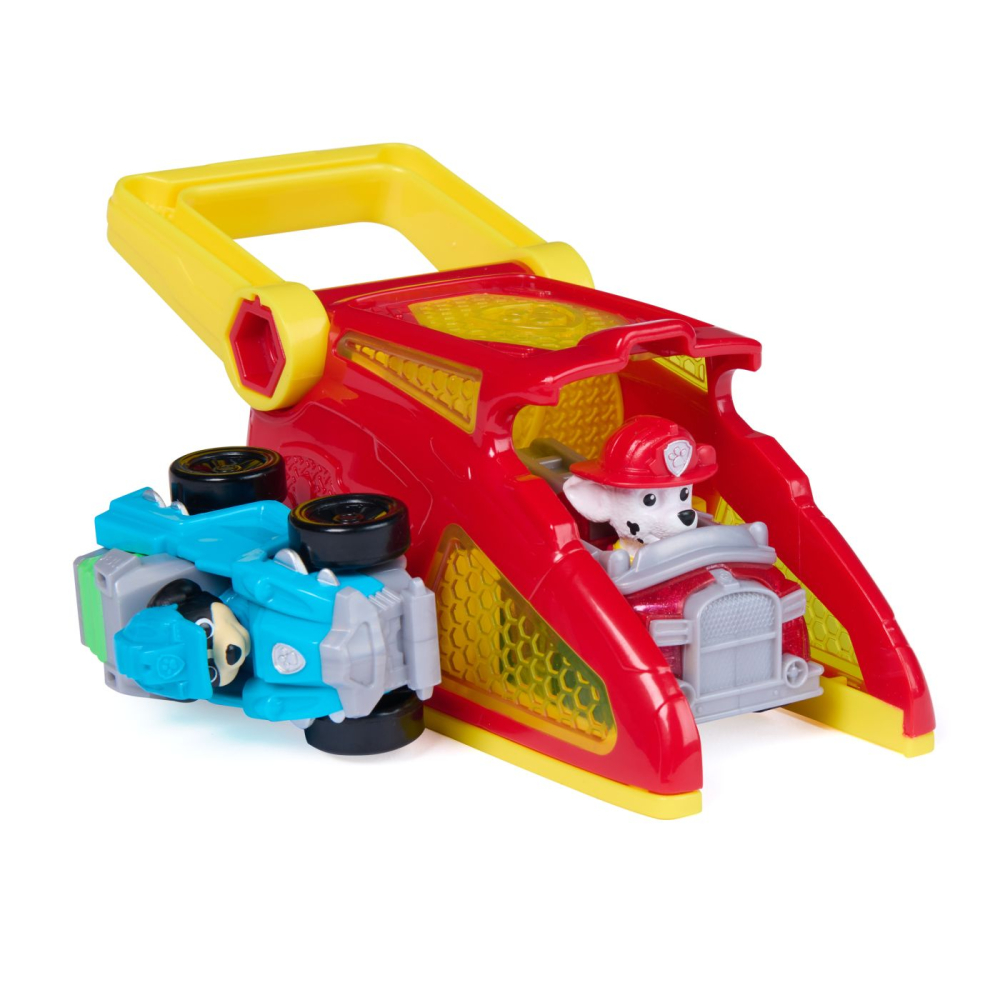 Patrula catelusilor set figurina marshall  si vehicul cu lansator copii varsta 3 ani - 8 ani [5]