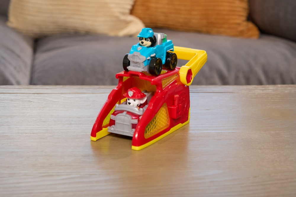 Patrula catelusilor set figurina marshall  si vehicul cu lansator copii varsta 3 ani - 8 ani [7]
