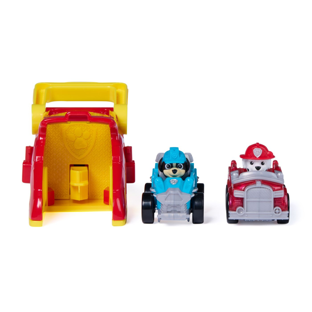 Patrula catelusilor set figurina marshall  si vehicul cu lansator copii varsta 3 ani - 8 ani [4]