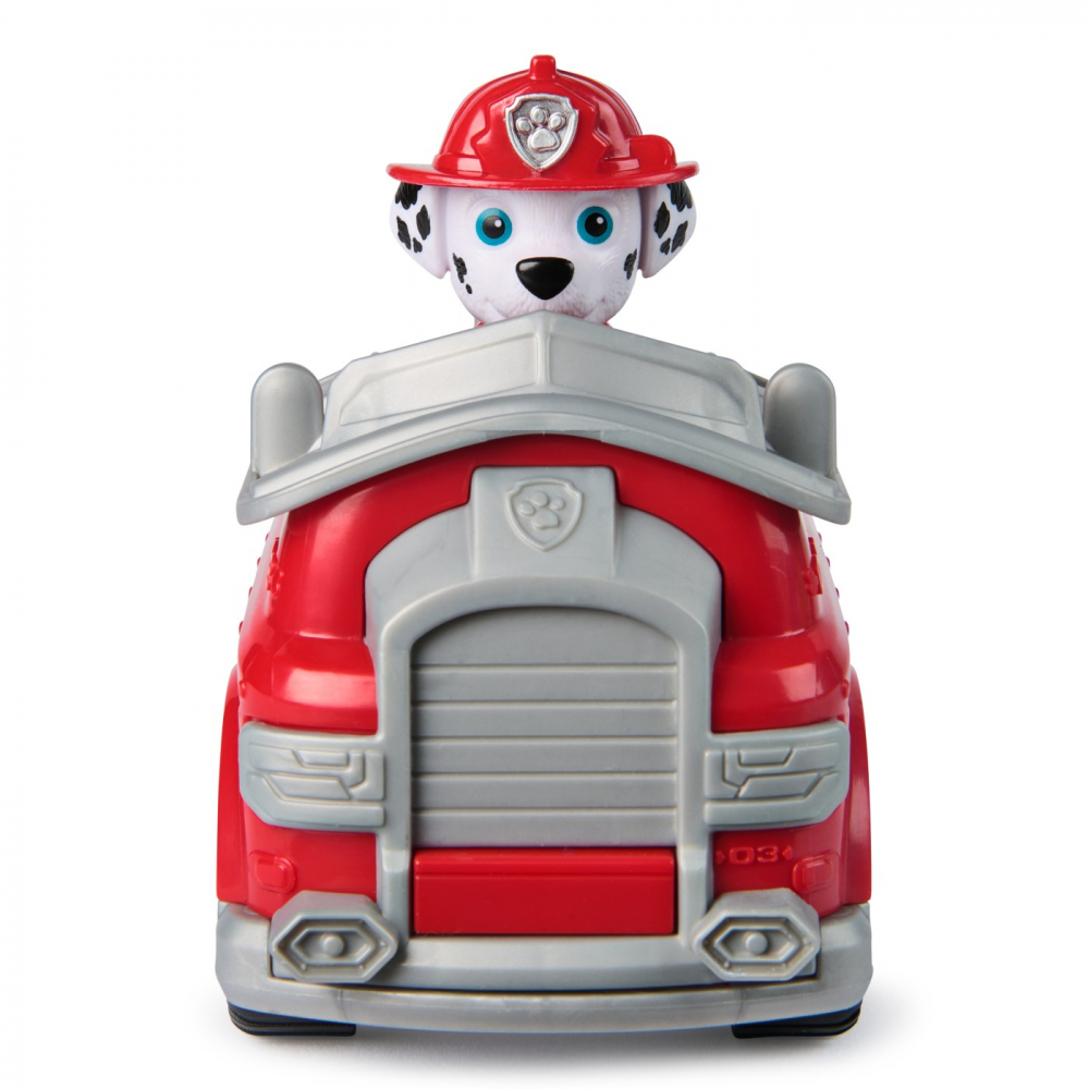 Patrula catelusilor set vehicul de baza masina de pompieri si figurina marshall, varsta de la 3 ani la 9 ani [5]