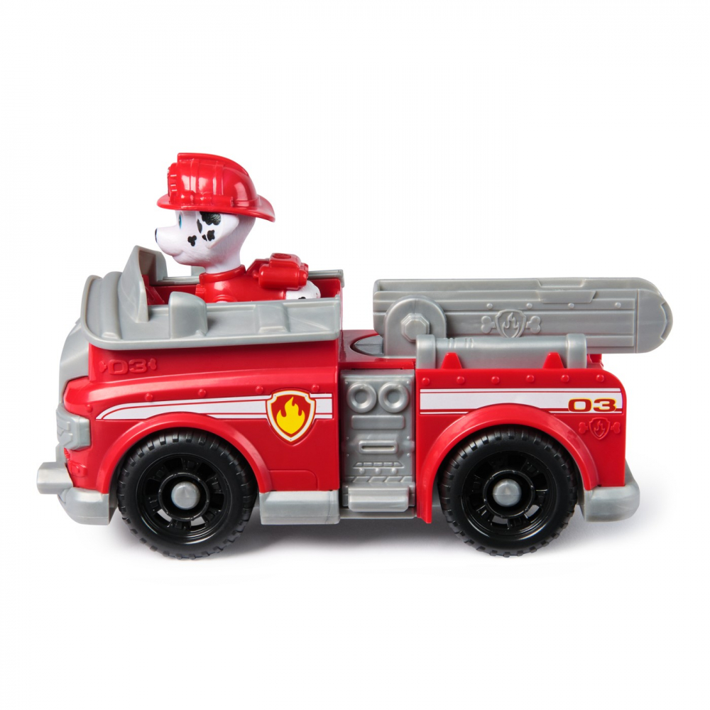 Patrula catelusilor set vehicul de baza masina de pompieri si figurina marshall, varsta de la 3 ani la 9 ani [7]