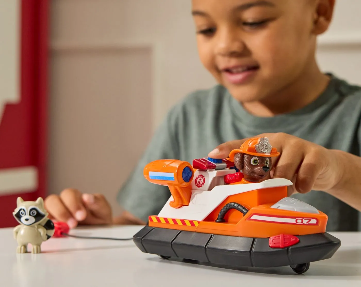 Patrula catelusilor vehicul de salvare masina de pompieri si figurina zuma, copii 3 ani-7 ani [3]
