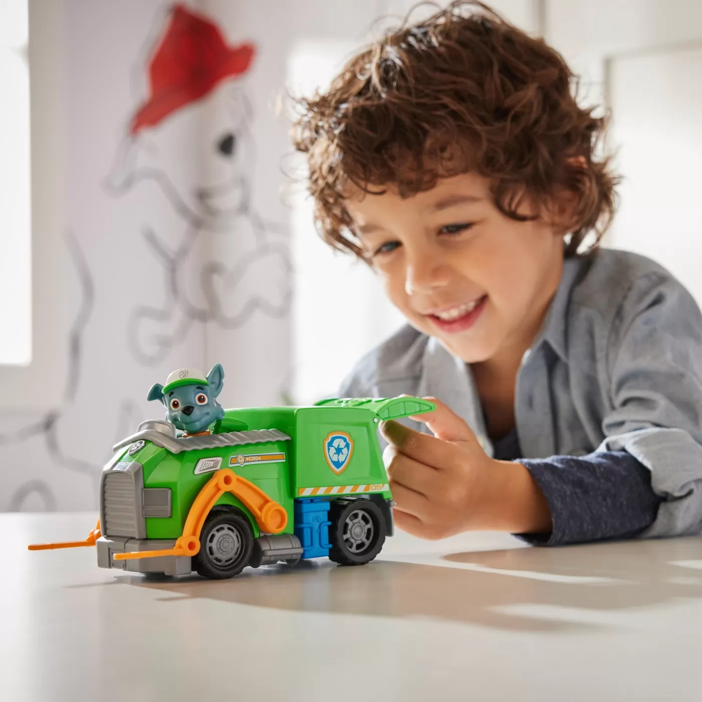 Patrula catelusilor vehicule de baza eco cu figurina rocky, varsta de la 3 ani la 7 ani [3]