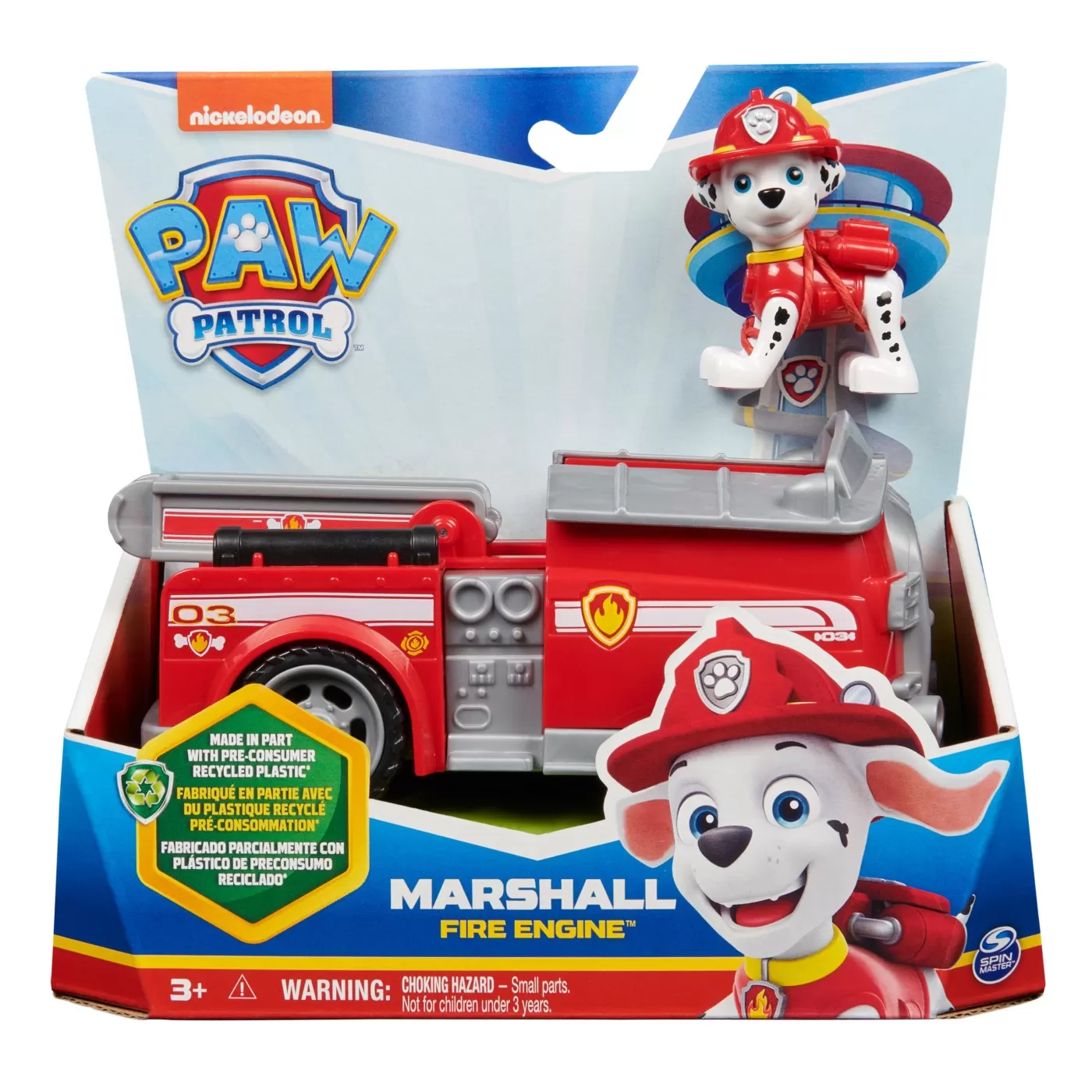Patrulca catelusilor vehicule de baza eco cu figurina marshall, varsta de la 3 ani la 7 ani [1]
