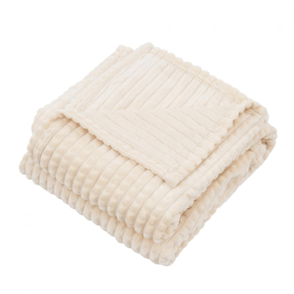 Patura flannel 150x200 cm crem [2]