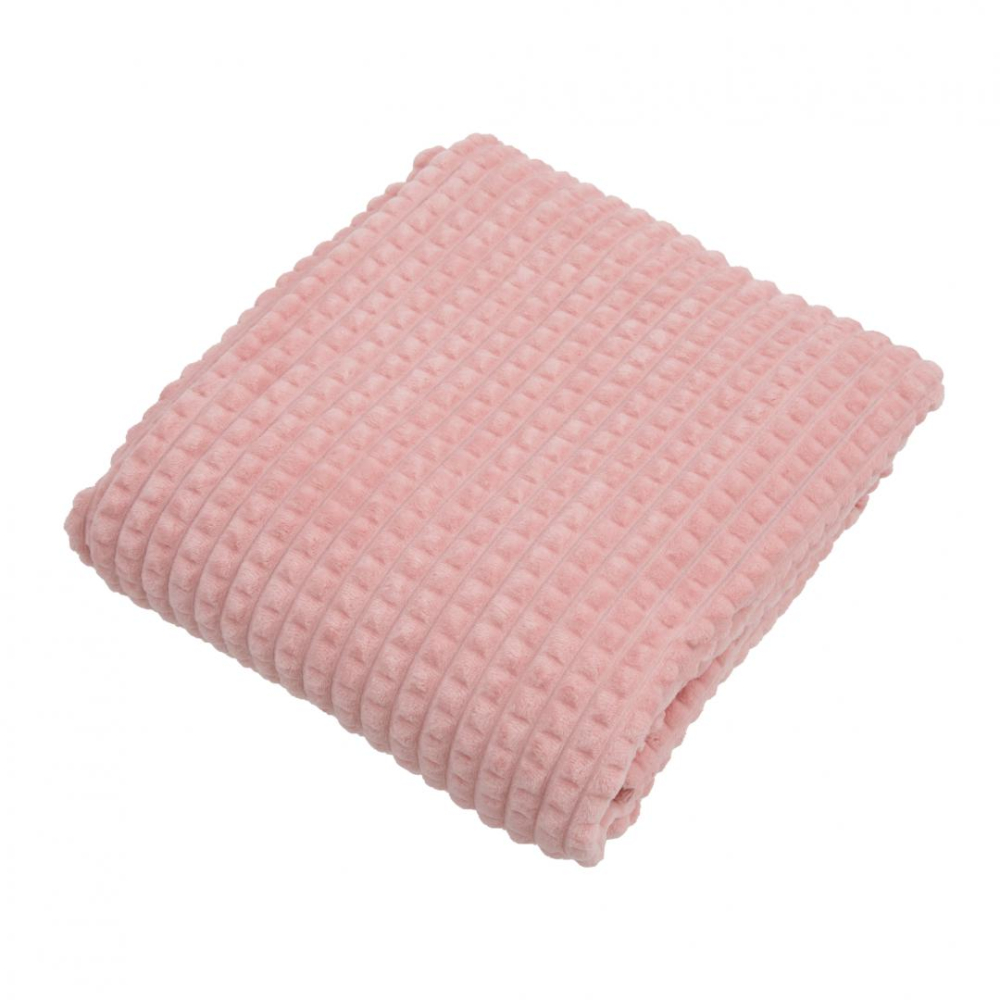 Patura flannel 200x220 cm roz [3]