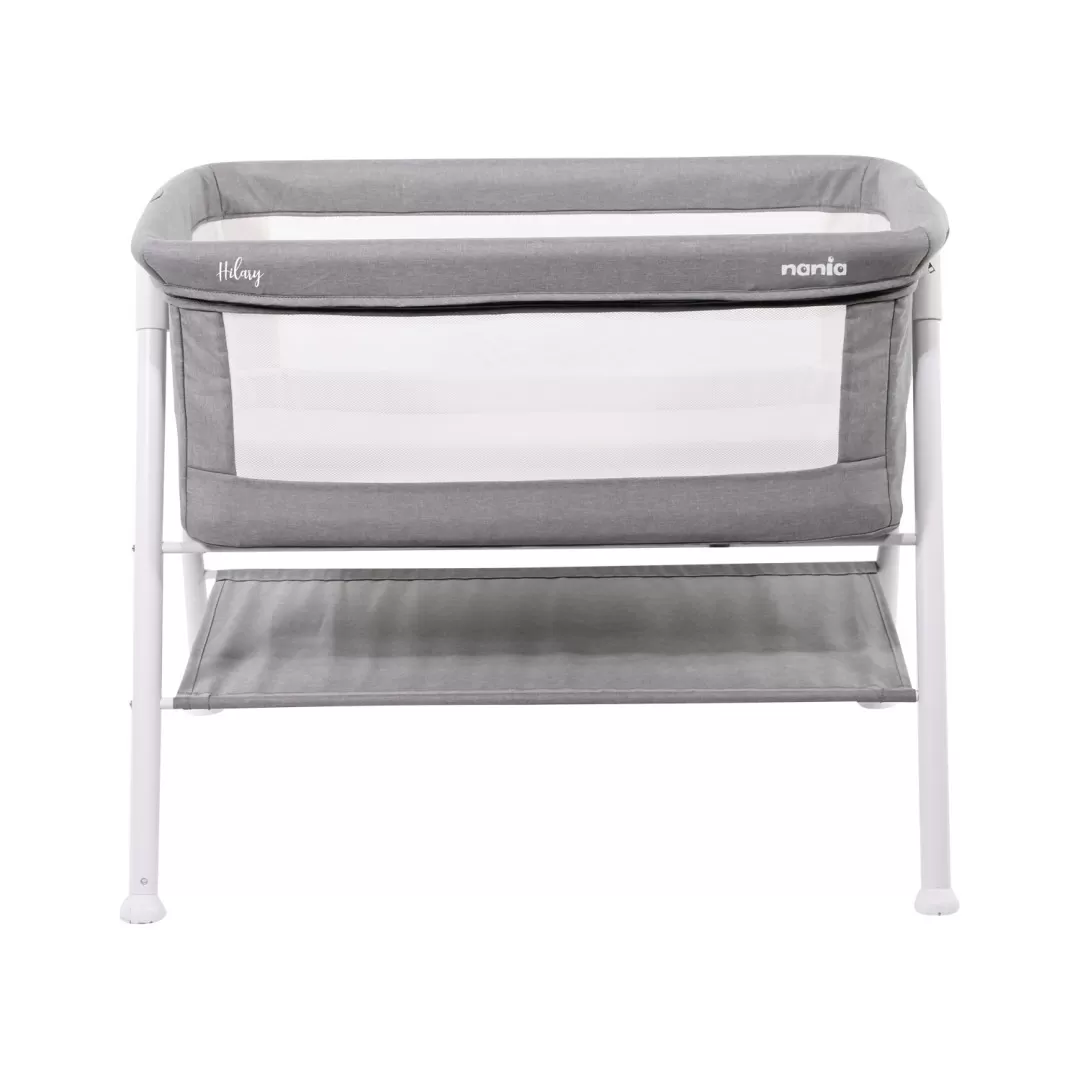 Patut co-sleeper, hillary, grey, varsta de la 0 luni la 6 luni [1]