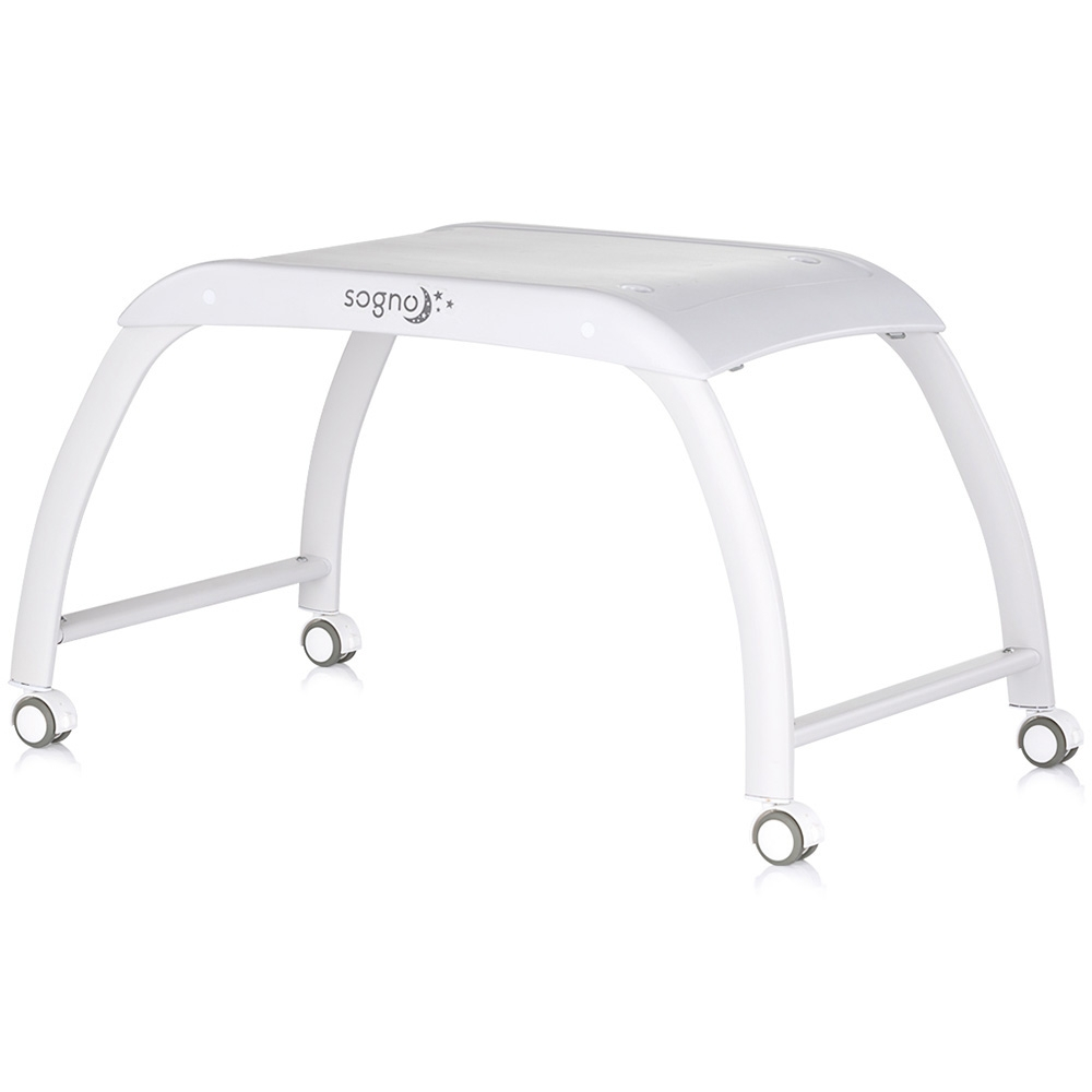 Patut cu leganare si cantar integrat Chipolino Sogno 2 in 1 pastel green [5]