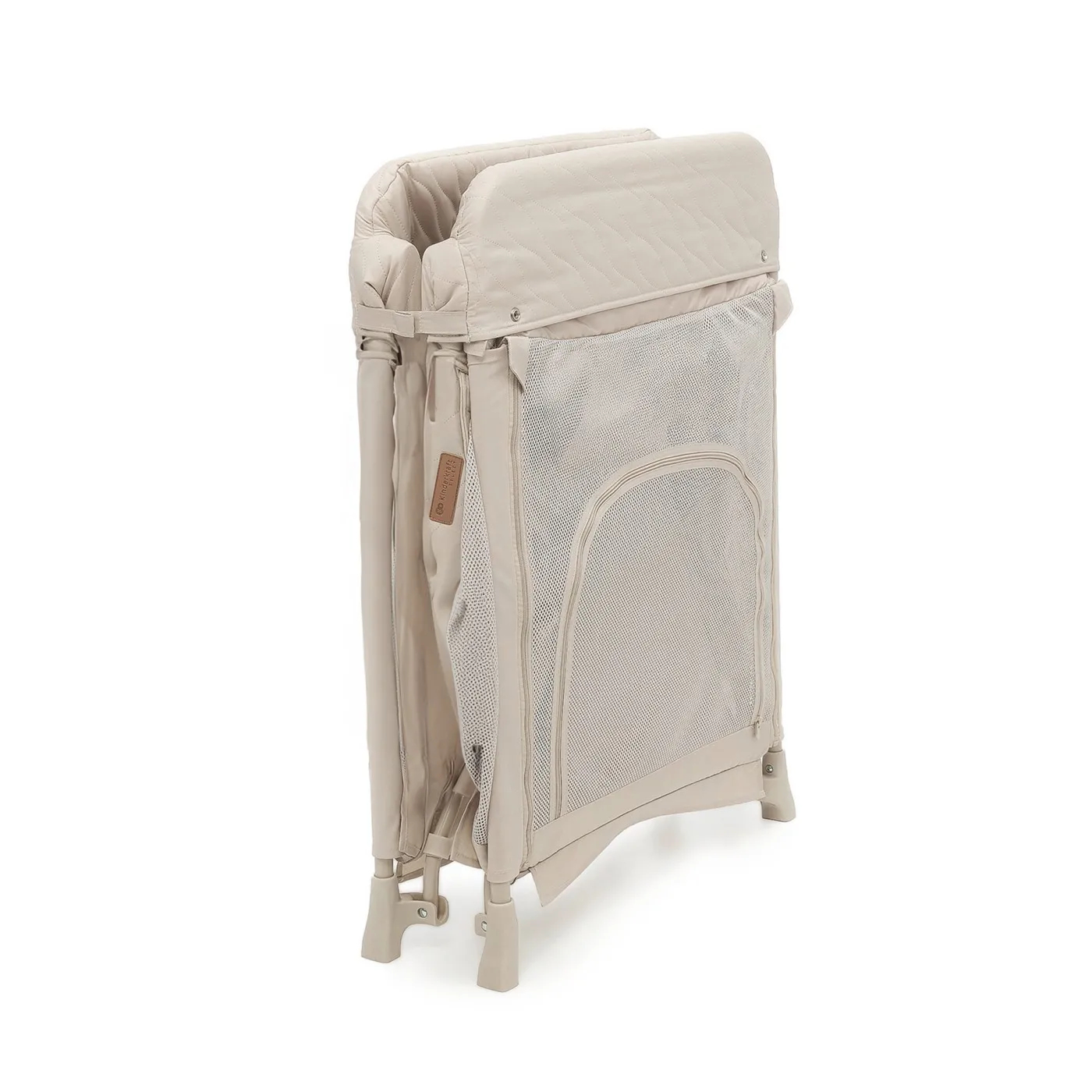 Patut de calatorie kinderkraft moon dream, beige, copii varsta 0 luni pana la 3 ani [9]