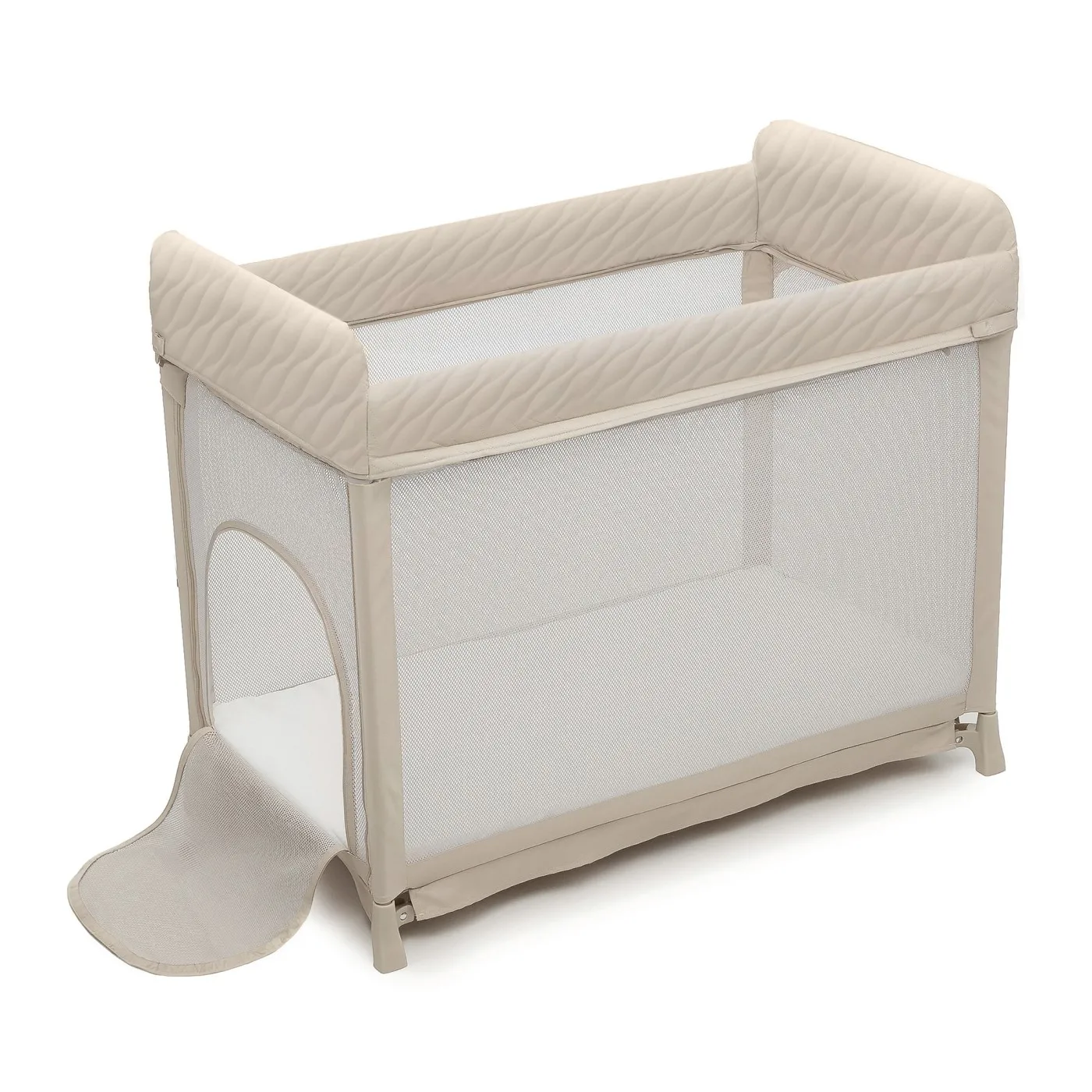 Patut de calatorie kinderkraft moon dream, beige, copii varsta 0 luni pana la 3 ani [7]