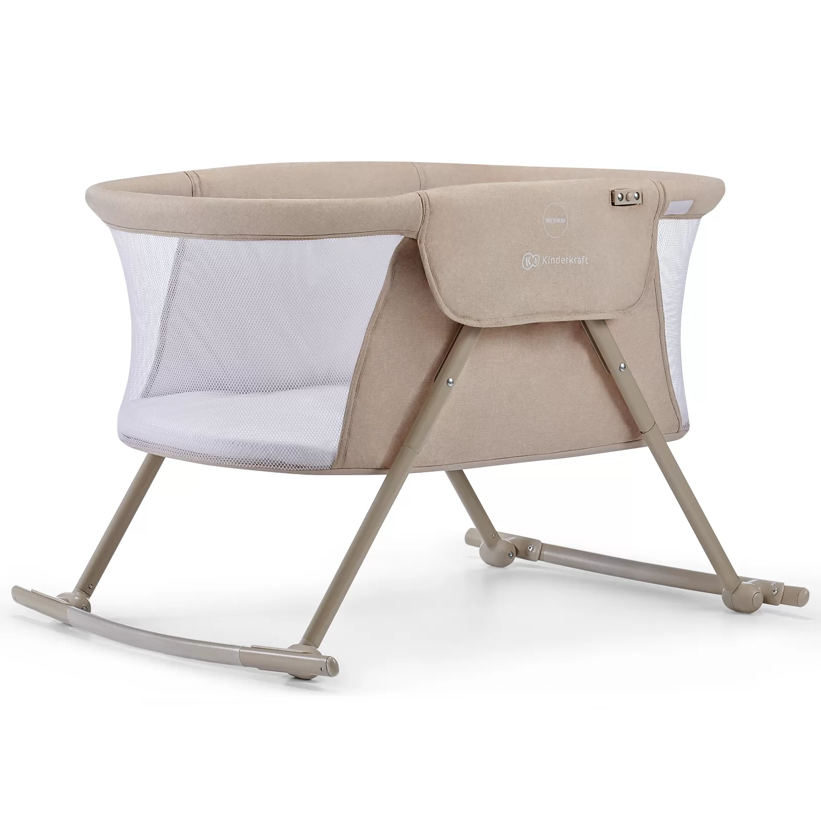 Patut kinderkraft lovi, 3 in 1, beige, varsta de la 0 luni la 9 luni [2]