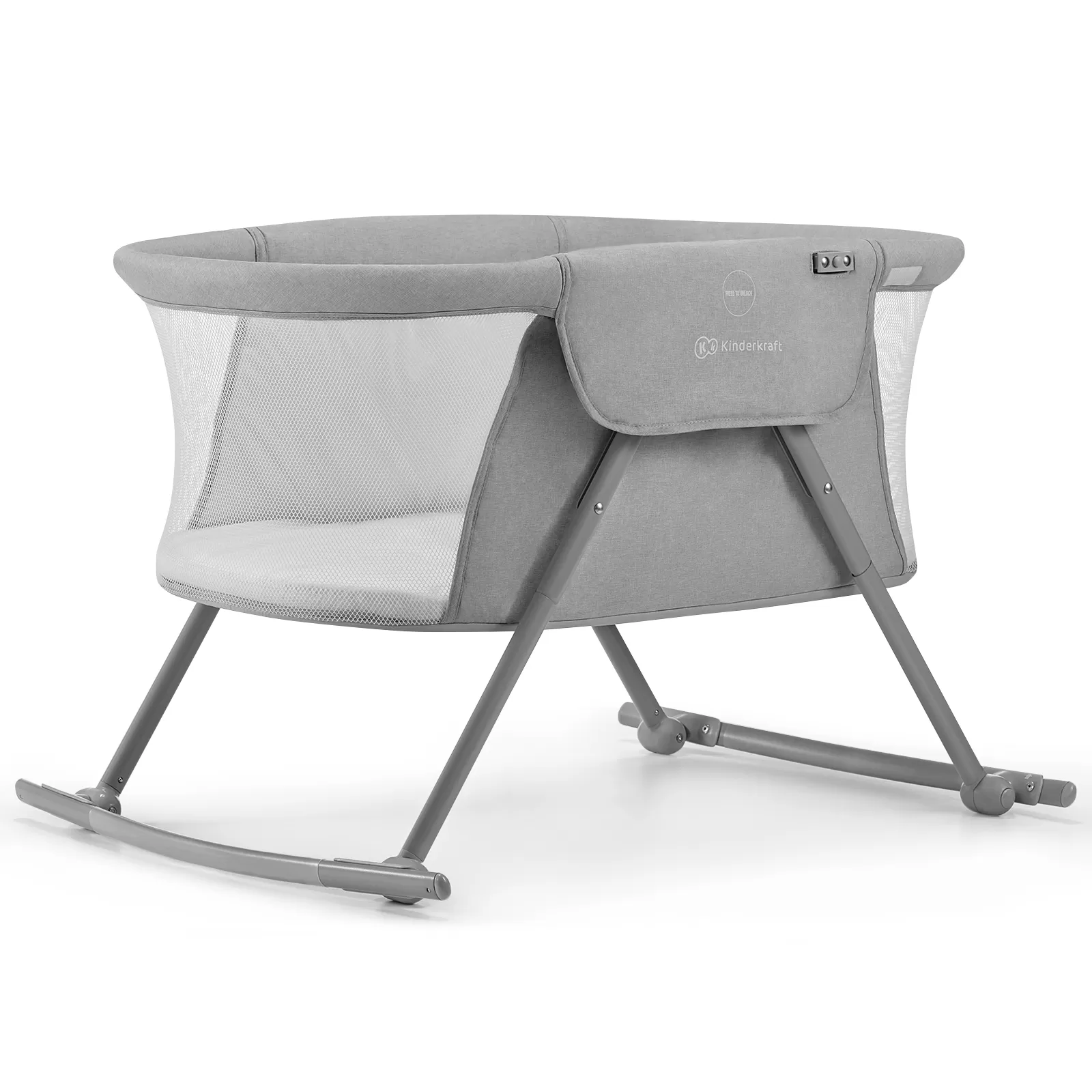 Patut kinderkraft lovi, 3 in 1, grey, varsta de la 0 luni la 9 luni [3]
