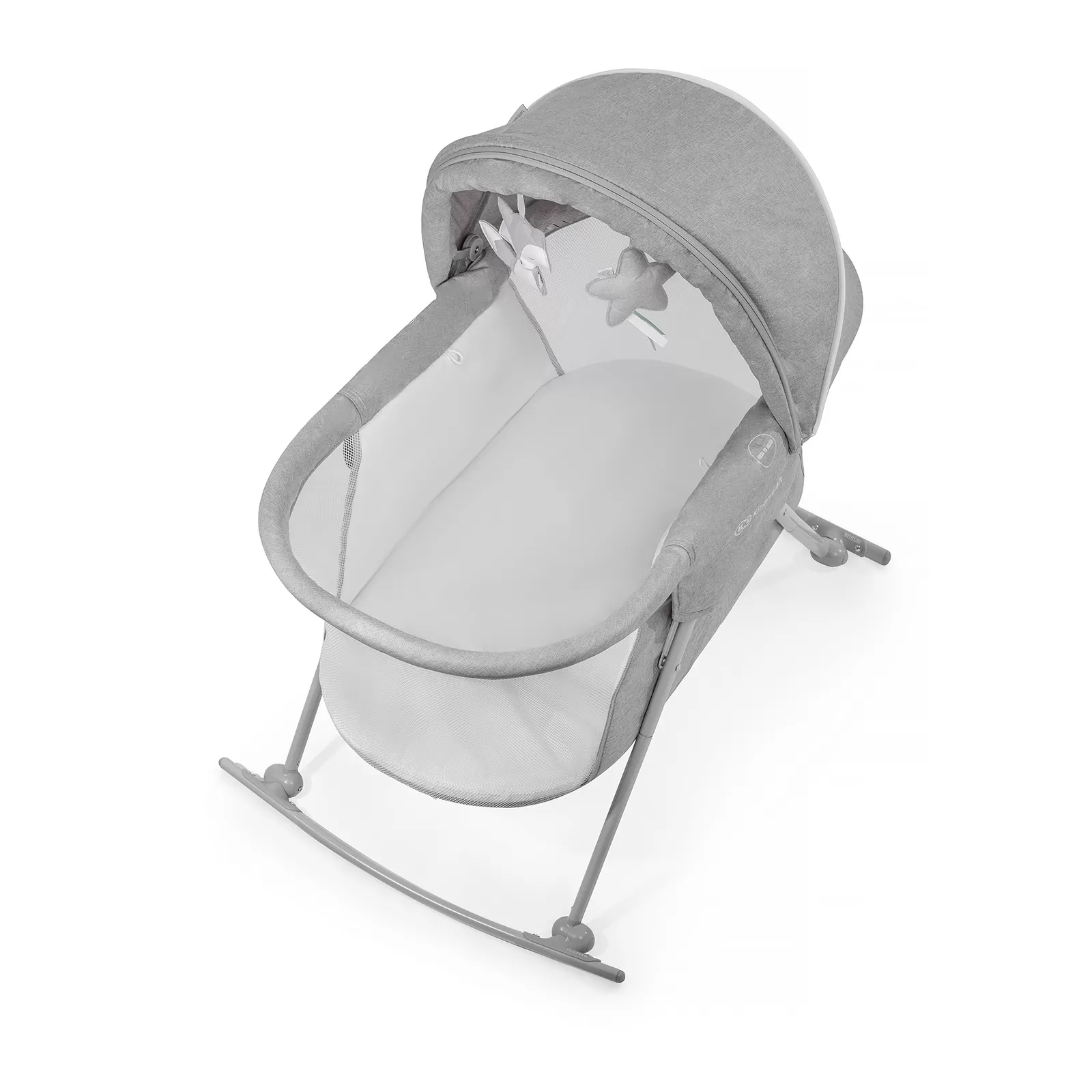 Patut kinderkraft lovi, 3 in 1, grey, varsta de la 0 luni la 9 luni [7]