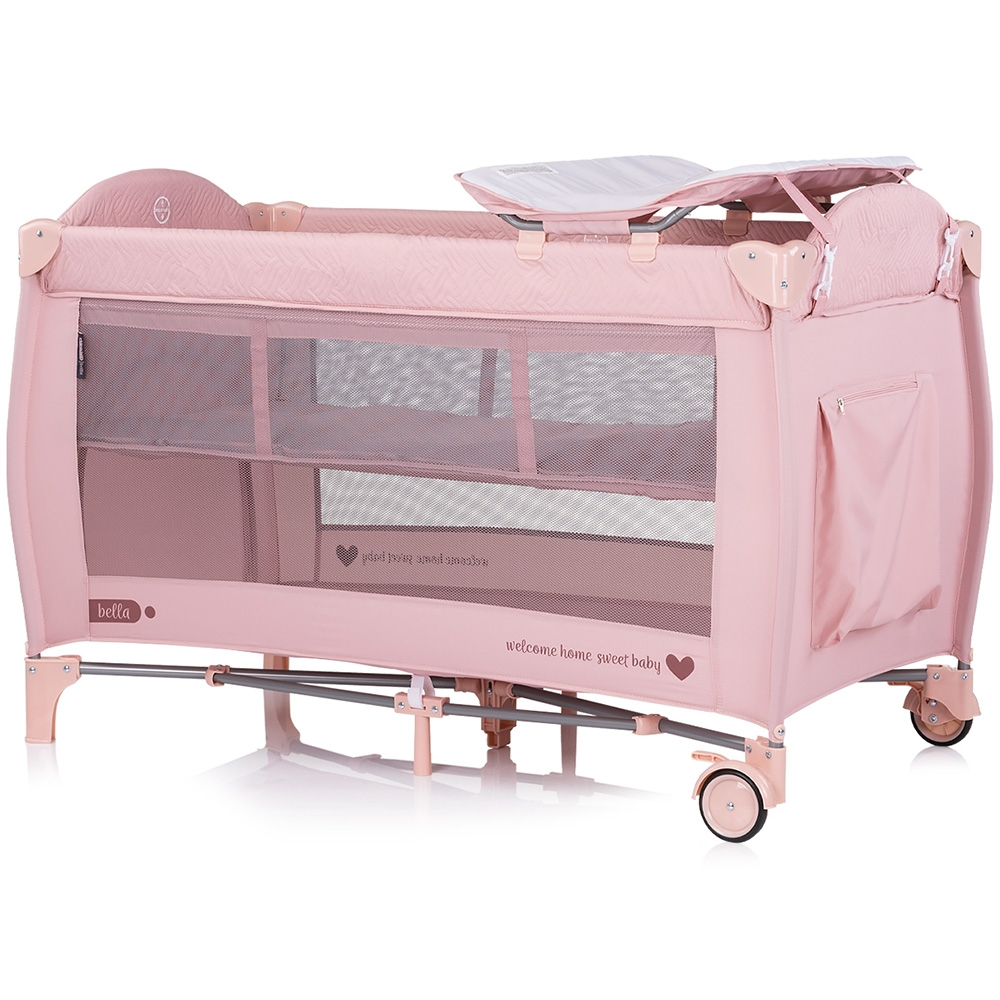 Patut pliabil Chipolino Bella pink marshmallow [2]