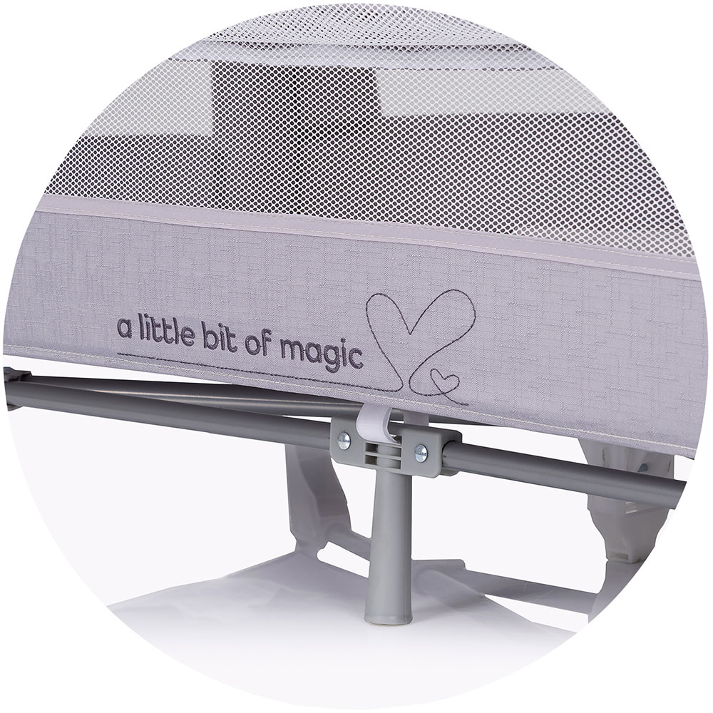 Patut pliabil Chipolino Glory cu laterala culisanta cloud [5]