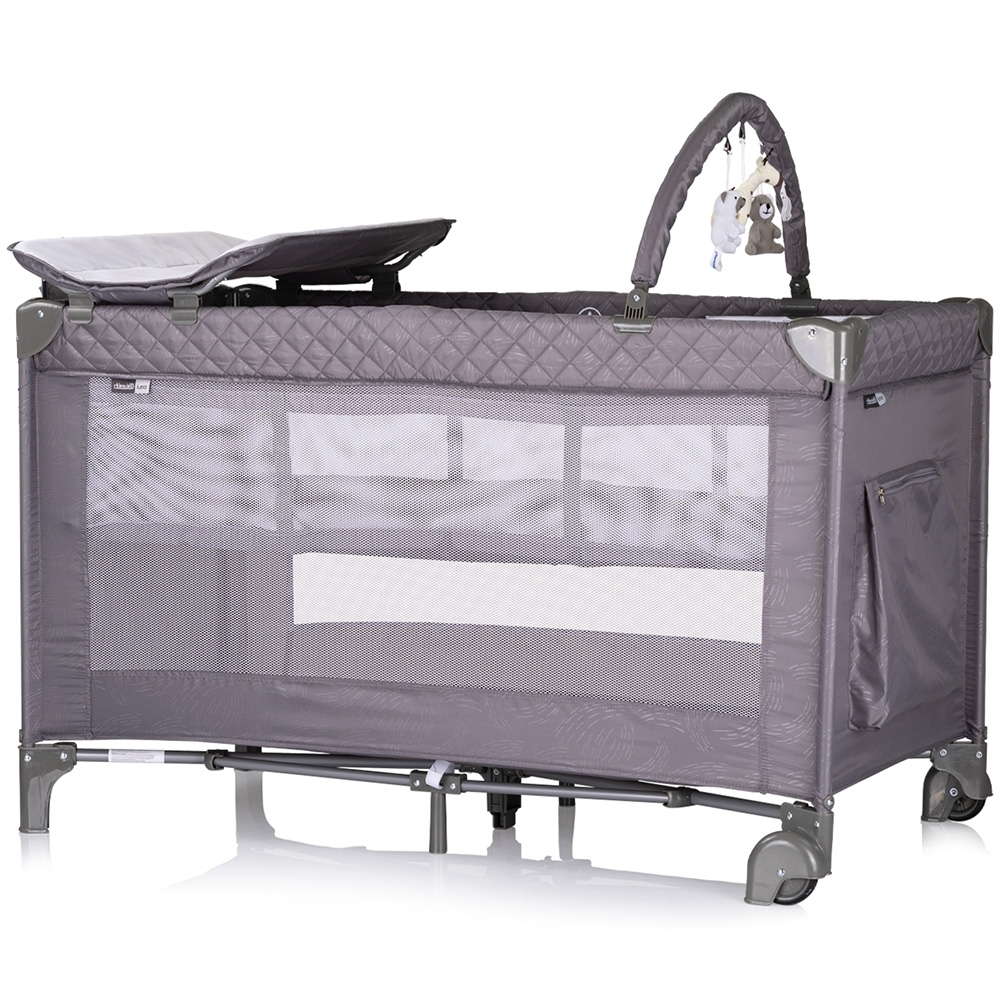 Patut pliabil cu saltea de infasat Chipolino Luna cloud [2]