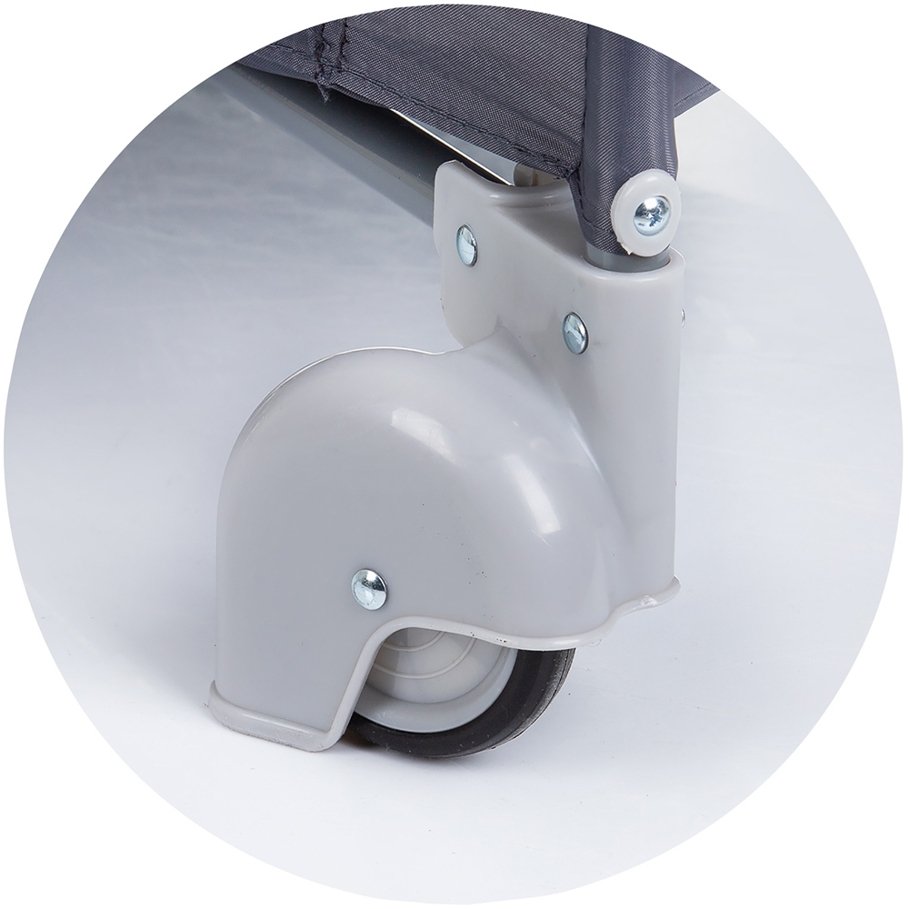 Patut pliabil cu saltea de infasat Chipolino Luna granite [8]