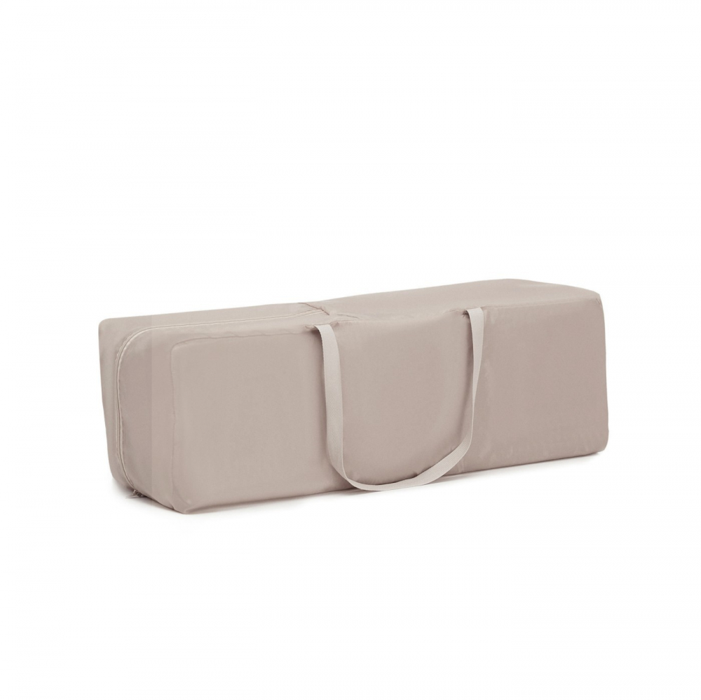 Patut travel kinderkraft joy2, cu accesorii, beige, varsta de la 0 luni la 3 ani [9]