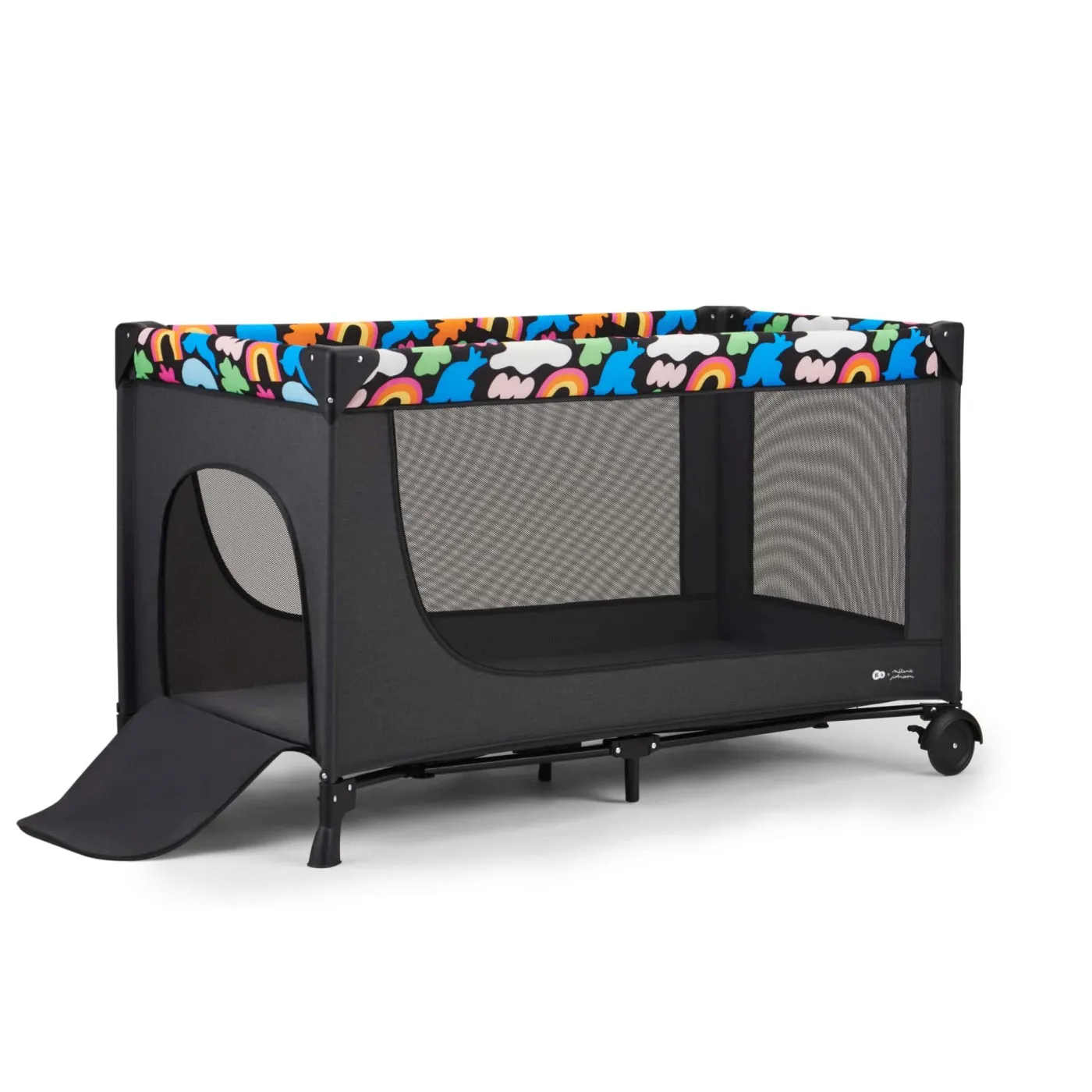 Patut travel kinderkraft joy2, fara accesorii, black, copii varsta 0 luni pana la 3 ani [3]