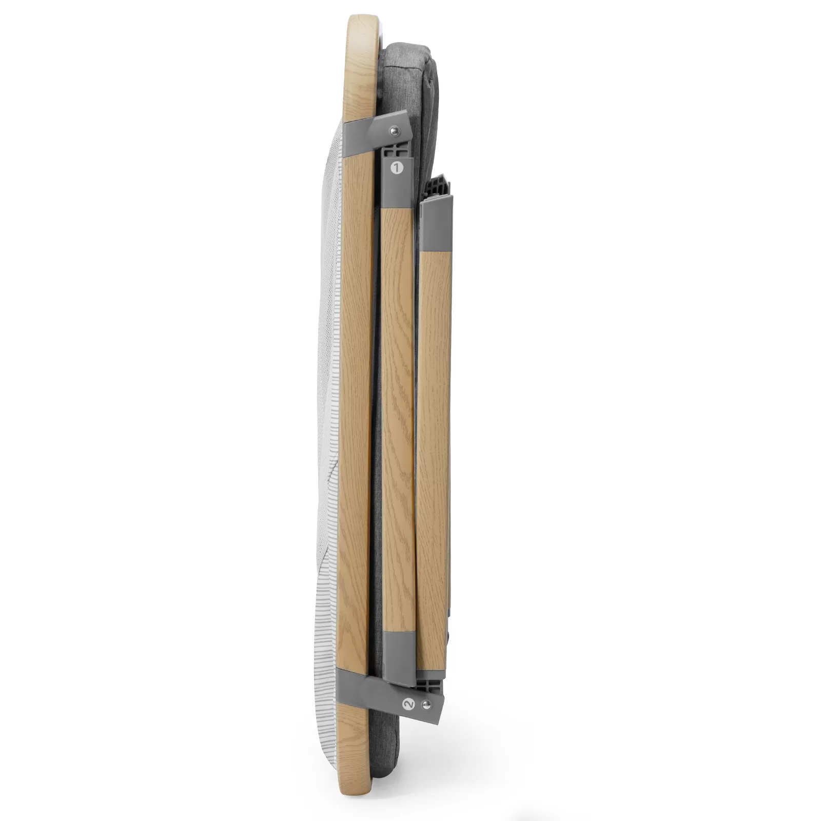 Patut travel kinderkraft sofi, 4 in 1, grey, varsta de la 0 luni la 3 ani [6]