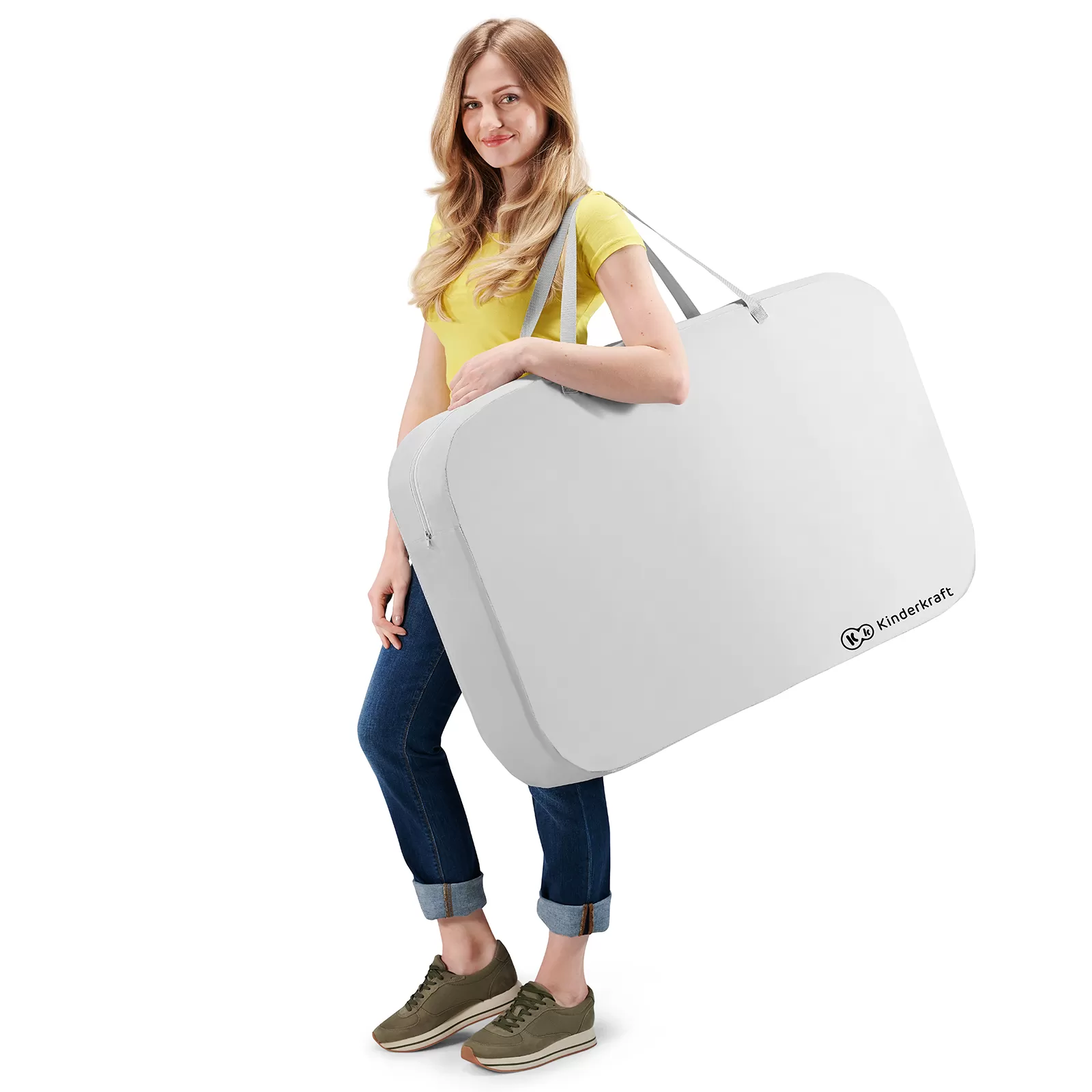 Patut travel kinderkraft sofi, 4 in 1, grey, varsta de la 0 luni la 3 ani [3]