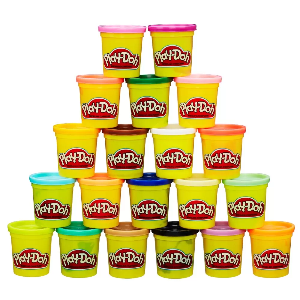Super pachetul cu 20 de cutii plastilina Play-Doh, 2 ani+, varsta de la 3 ani la 12 ani [2]
