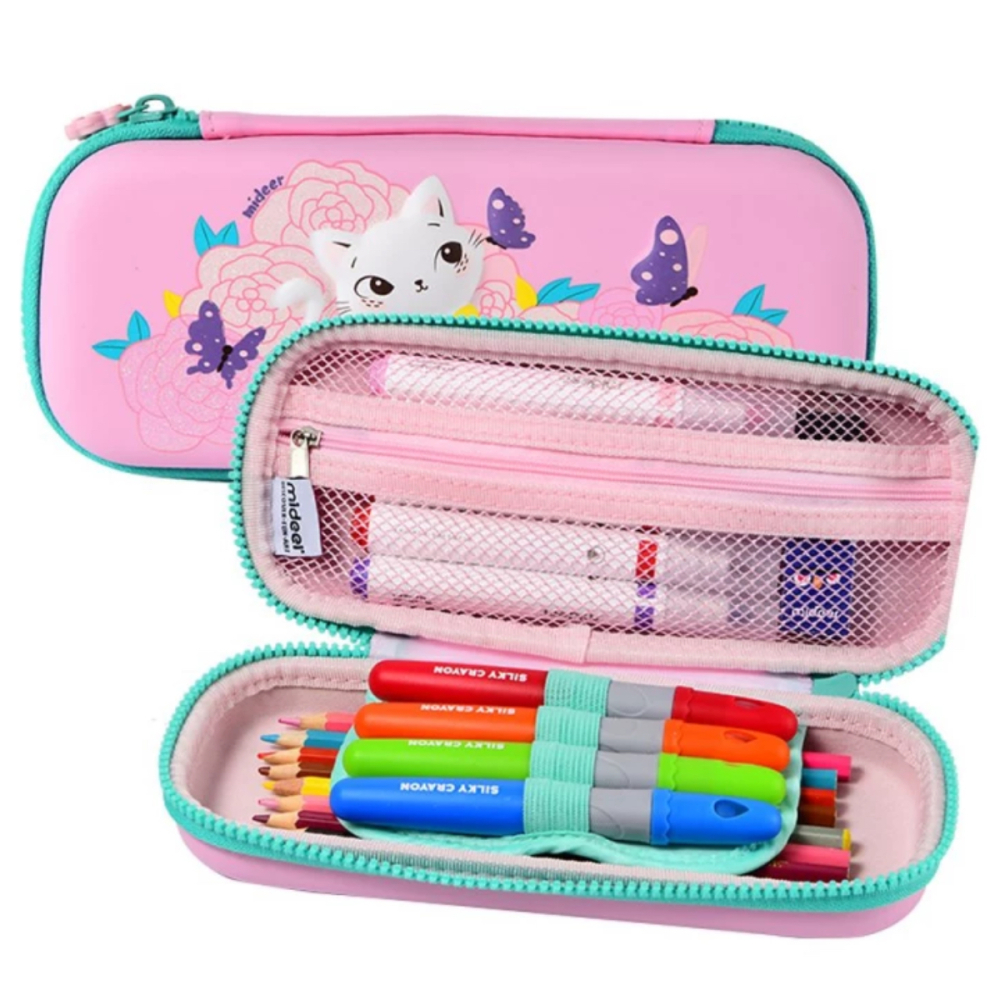 Penar cu 3 Compartimente Mideer, Model Cat in the Garden, Organizator Impermeabil si Lavabil [2]