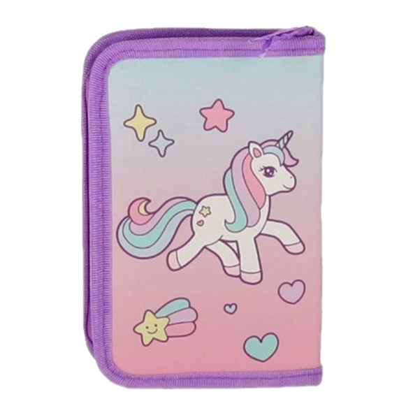 Penar echipat 31 piese 1 fermoar 2 extensii unicorn roz pigna [2]