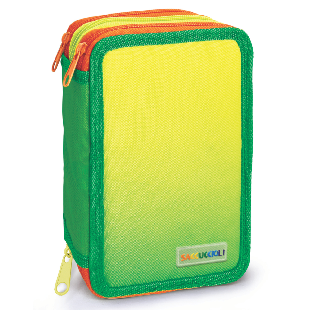 Penar echipat - Color Block cu 3 fermoare (18 markere si 12 creioane colorate) - 13 x 20 x 6.5 cm (12 buc/display), copii varsta 3 ani+,6 ani+,8 ani+ [7]