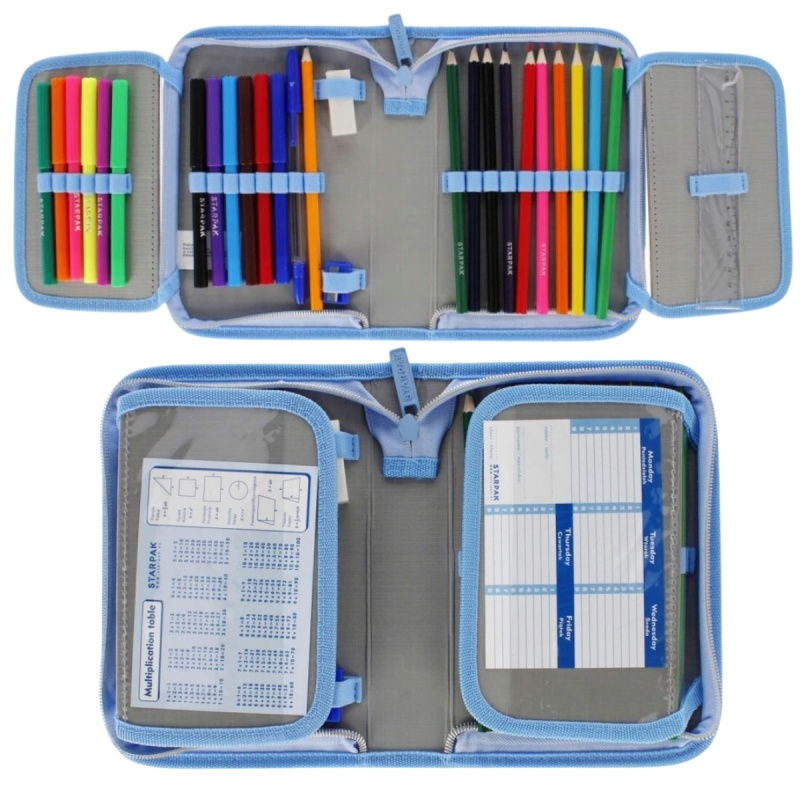 Penar echipat Starpak Doggy, 1 fermoar, 2 extensii, bleu, 506514 [2]