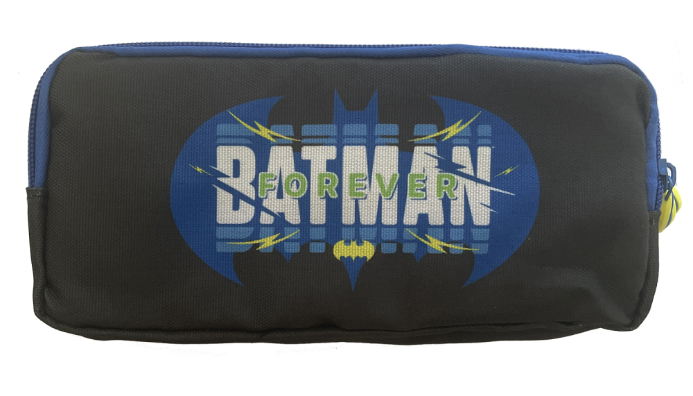Penar etui 3 fermoare negru batman pigna [2]