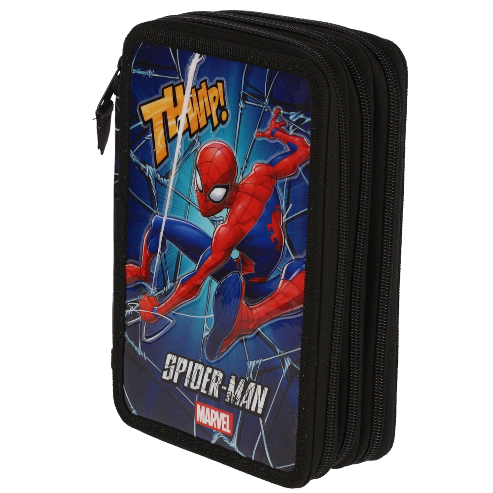 Penar neechipat 3 fermoare spiderman albastru pigna [3]