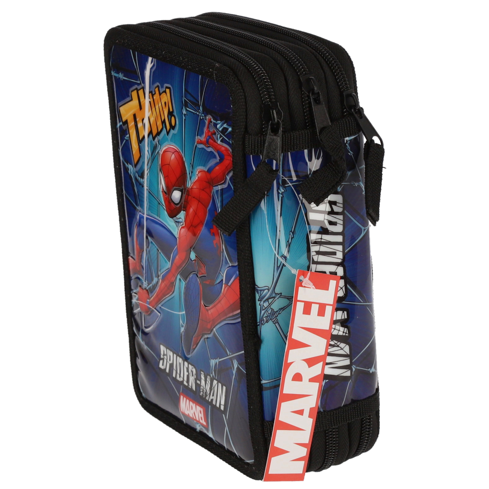 Penar neechipat 3 fermoare spiderman albastru pigna [2]