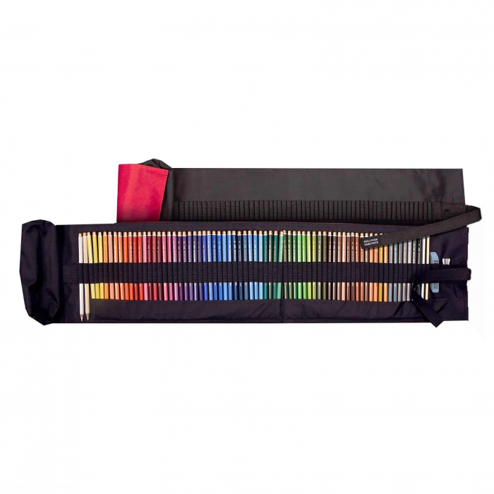 Penar roll-up cu 72 comparimente, Rosu - Micostore [2]