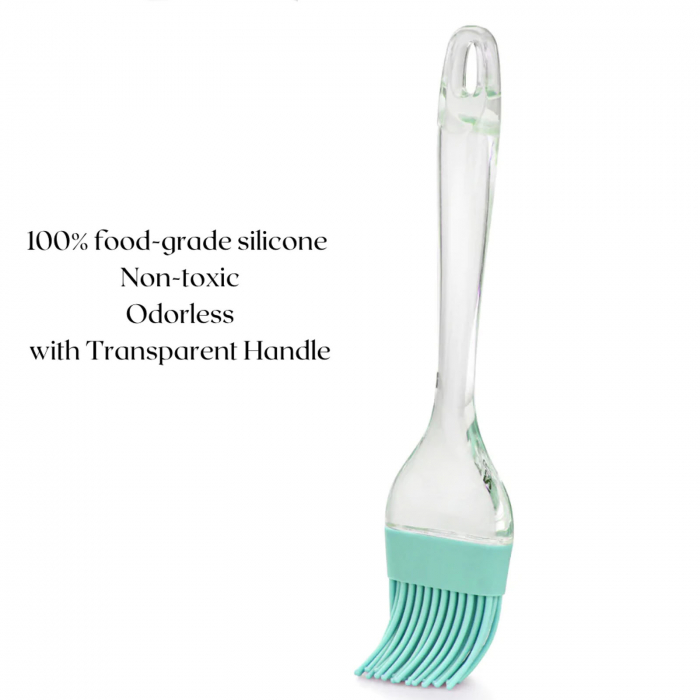 Pensula silicon pentru bucatarie, 21 cm, Turcoaz - Micostore.ro [2]