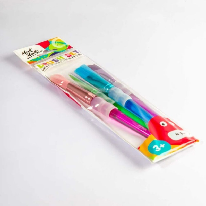 Pensula Mont Marte MMKC0221, diferite varfuri, pentru acuarele, set 4 bucata [3]