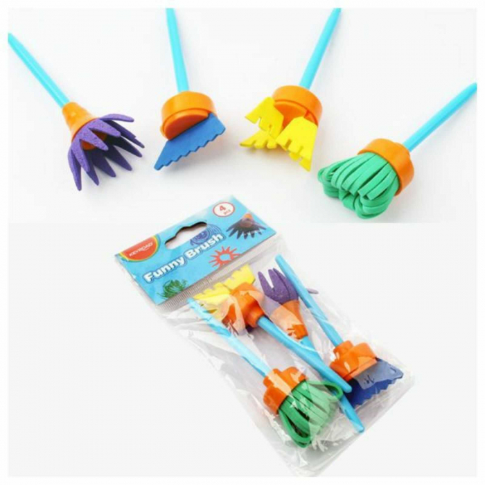 Pensule amuzante si Instrumente de Pictura - Micostore [4]