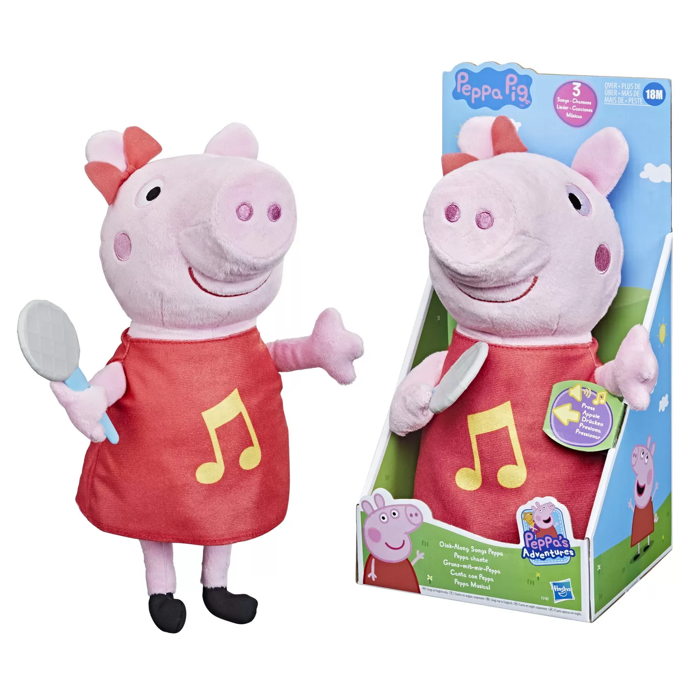 Pepa pig plus muzical 28cm, varsta de la 2 ani la 7 ani [5]