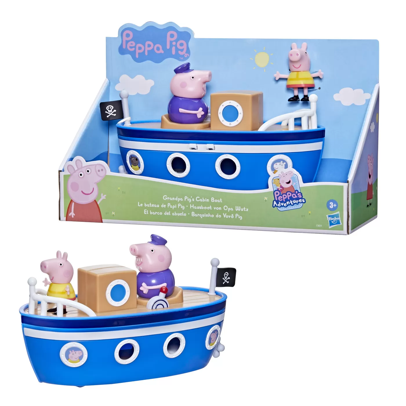 Peppa Pig - Barca Bunicului, Set de Joaca, varsta de la 3 ani la 7 ani [1]