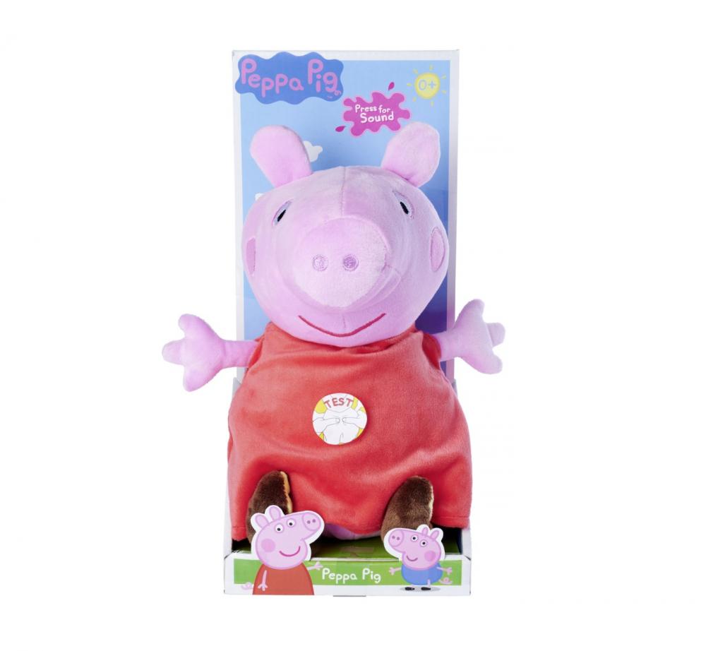 Peppa pig jucarie de plus peppa cu sunete 22cm [1]