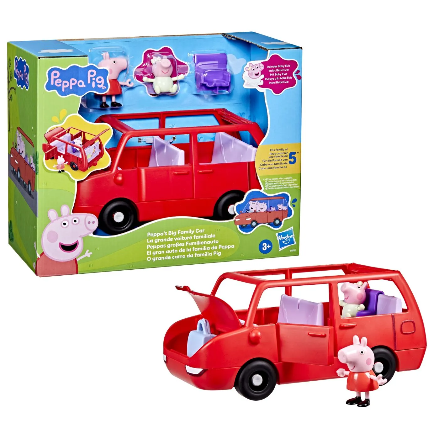 Peppa pig masina familiei peppa cu figurine, copii varsta 3 ani pana la 7 ani [9]