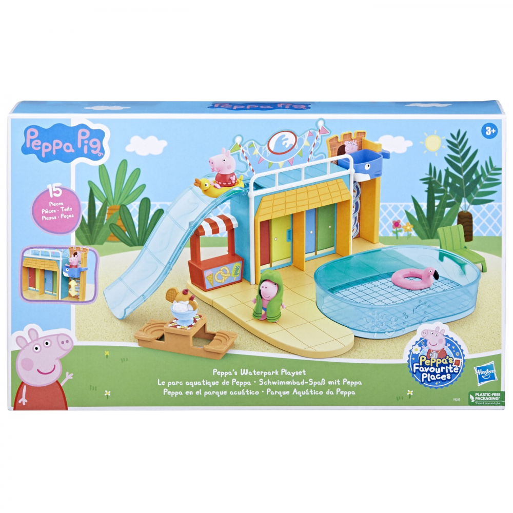 Peppa pig set de joaca parcul acvatic al lui peppa, varsta de la 3 ani la 7 ani [1]