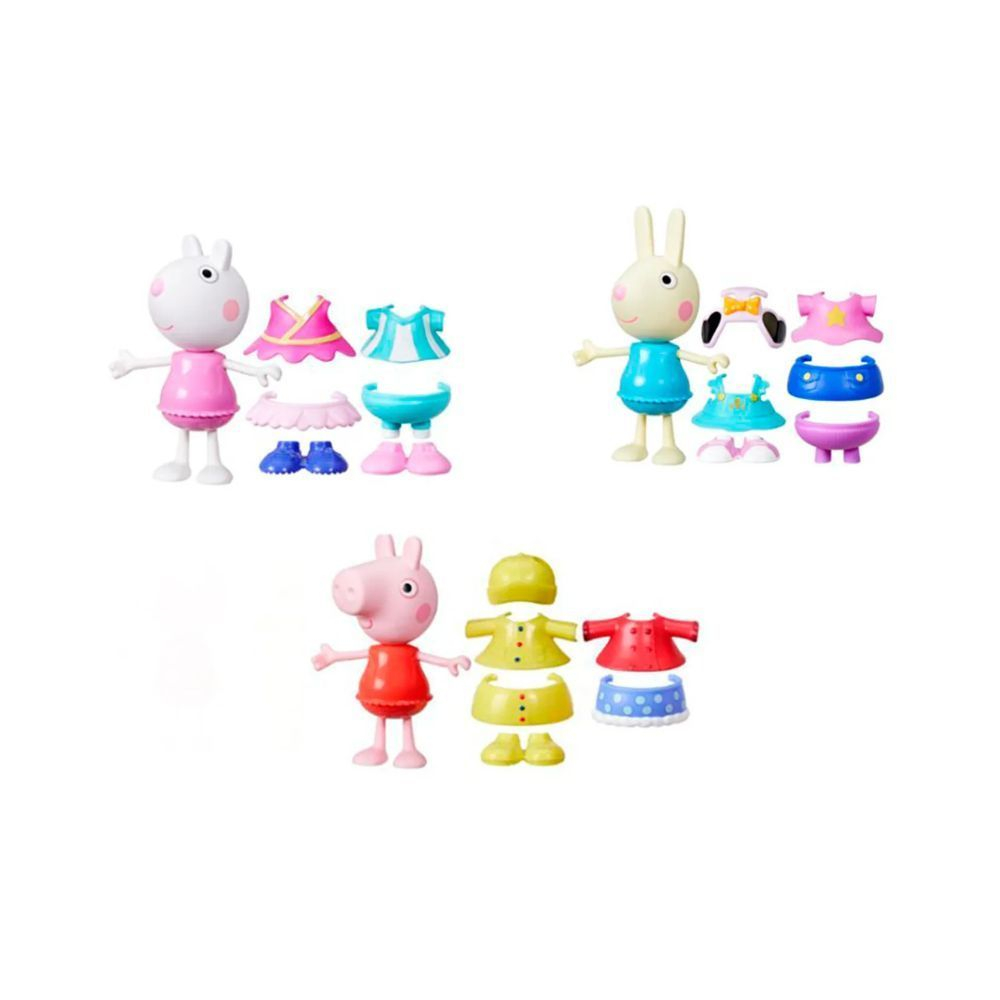  peppa pig set figurina si accesorii vestimentare 15cm [3]