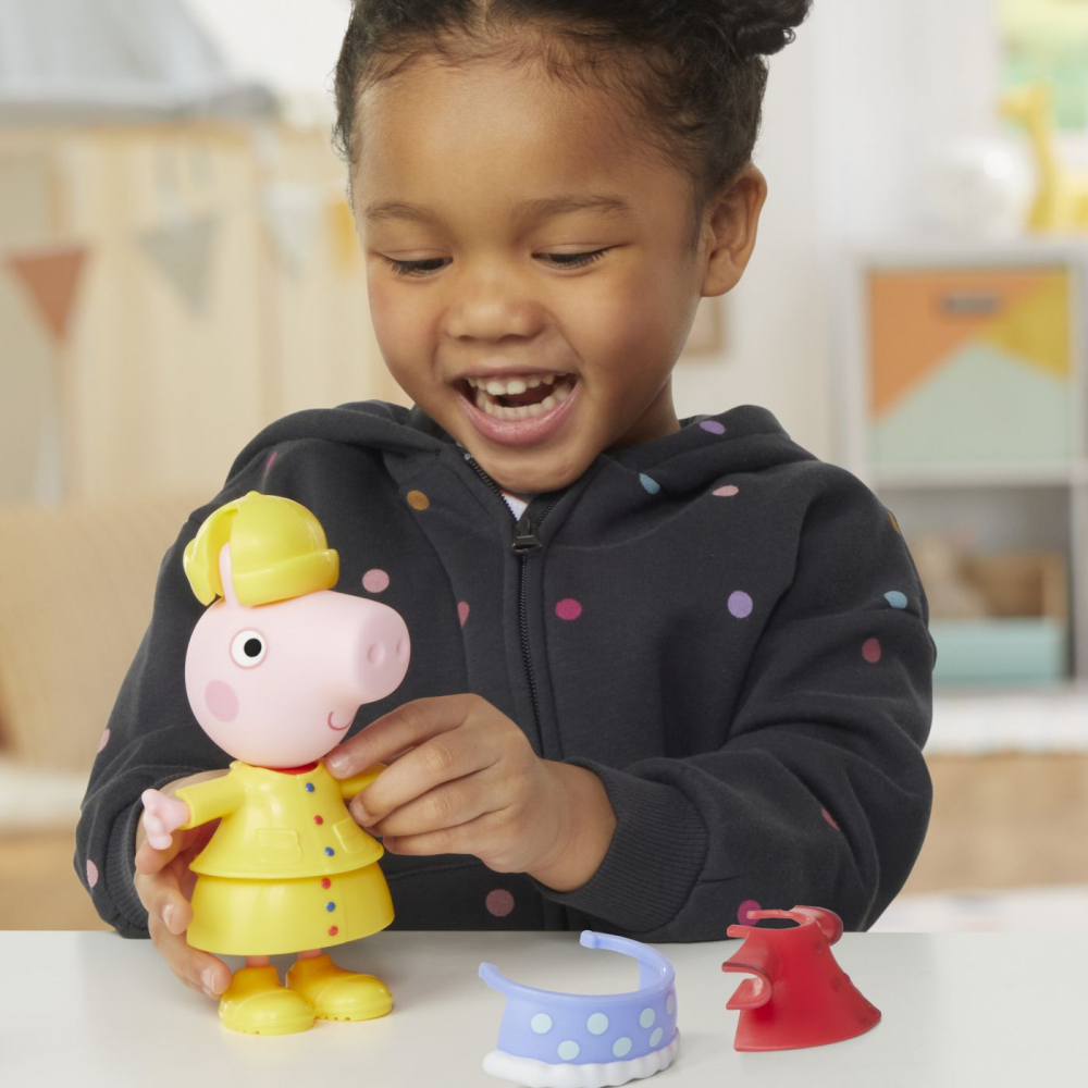 Peppa pig set figurina si accesorii vestimentare peppa pig 15cm, varsta de la 3 ani la 6 ani [3]